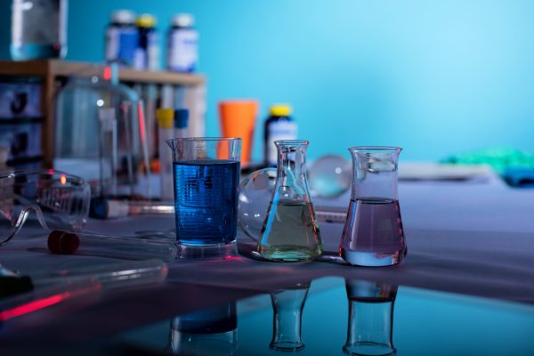 Medical science laboratory. Concept of virus research Medical science laboratory. Concept of virus research